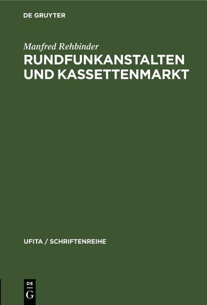 Produktbild: Rundfunkanstalten und Kassettenmarkt