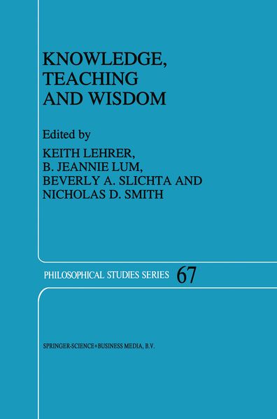 Produktbild: Knowledge, Teaching and Wisdom