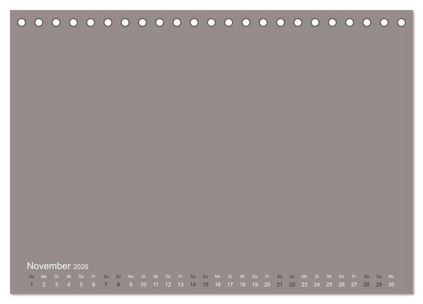 Produktbild: DIY Bastel-Kalender -Erdige Pastell Farben- Zum Selbstgestalten (Tischkalender 2026 DIN A5 quer), CALVENDO Monatskalender