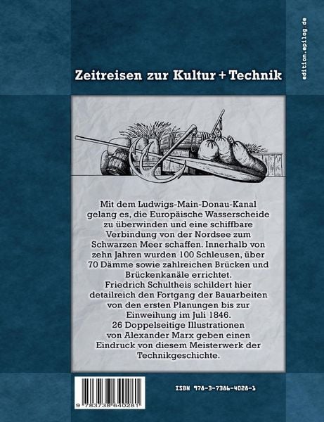 Produktbild: Der Bau des Ludwigs-Kanal zwischen Main und Donau 1836 bis 1846
