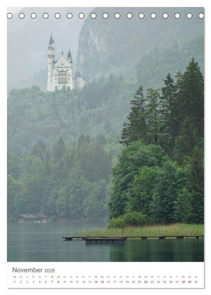 Produktbild: Alpenseen (Tischkalender 2026 DIN A5 hoch), CALVENDO Monatskalender