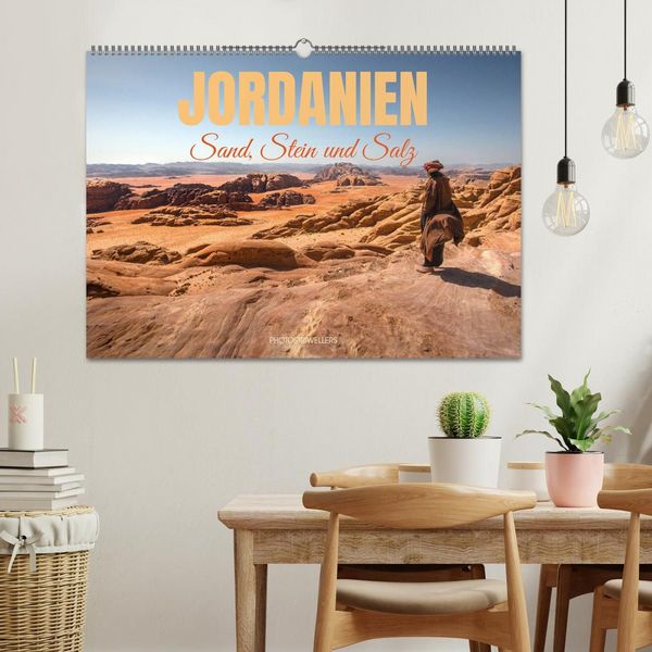Produktbild: Jordanien Sand, Stein und Salz (Wandkalender 2027 DIN A2 quer), CALVENDO Monatskalender