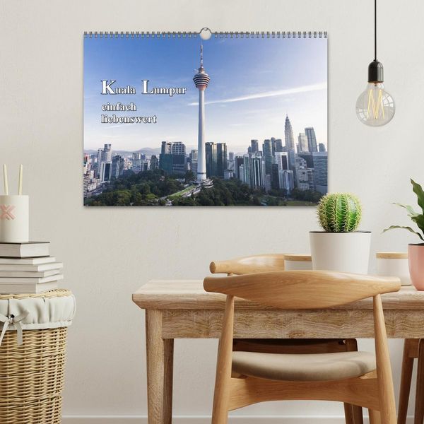 Produktbild: Kuala Lumpur einfach liebenswert (Wandkalender 2026 DIN A3 quer), CALVENDO Monatskalender