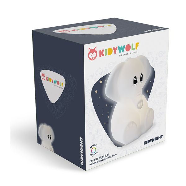 Produktbild: KIDYWOLF Nachtlicht mit Farbwechsel Elefant 15cm
