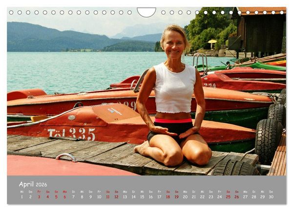 Produktbild: Yoga &ndash; Harmonie am Walchensee (Wandkalender 2026 DIN A4 quer), CALVENDO Monatskalender