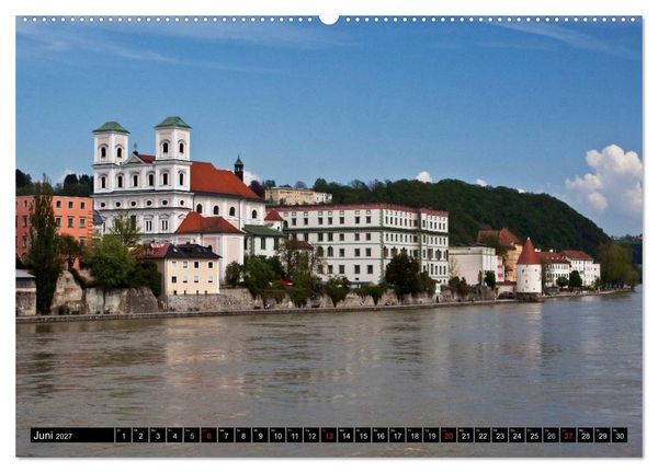 Produktbild: Pittoreskes Passau (hochwertiger Premium Wandkalender 2027 DIN A2 quer), Kunstdruck in Hochglanz