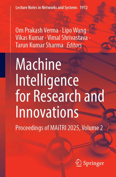 Produktbild: Machine Intelligence for Research and Innovations