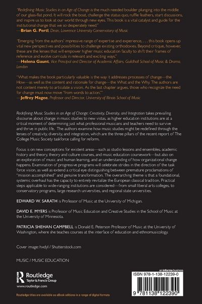 Produktbild: Redefining Music Studies in an Age of Change