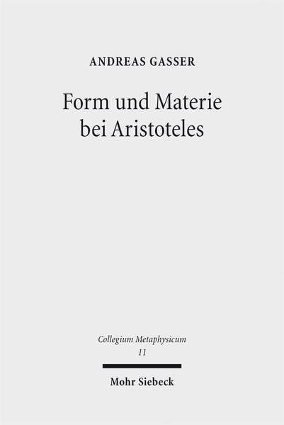 Produktbild: Form und Materie bei Aristoteles