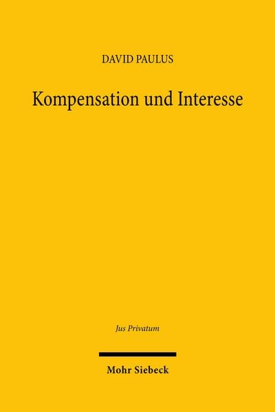 Produktbild: Kompensation und Interesse