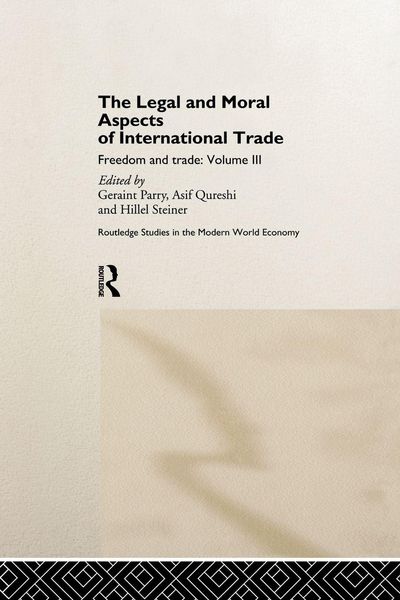 Produktbild: The Legal and Moral Aspects of International Trade