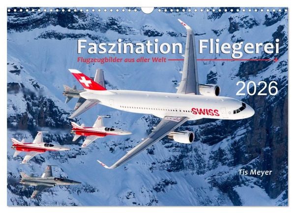 Produktbild: Faszination Fliegerei (Wandkalender 2026 DIN A3 quer), CALVENDO Monatskalender
