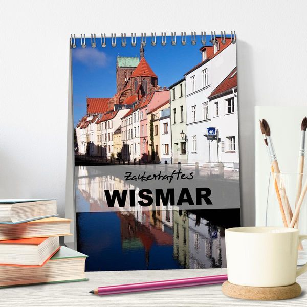 Produktbild: Zauberhaftes Wismar (Tischkalender 2026 DIN A5 hoch), CALVENDO Monatskalender