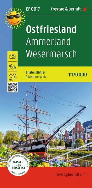 Freytag & berndt Freizeitkarte Ostfriesland, Erlebnisführer 1:170.000, Sonstige von , KOMPASS freytag und berndt, 9783707920017