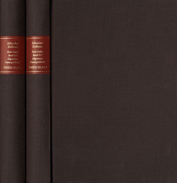 Produktbild: Index zum Corpus der vorkritischen Schriften 1-2