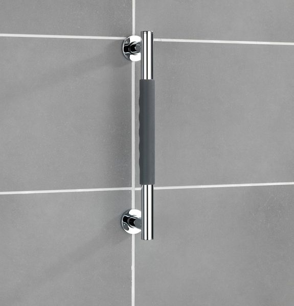 Produktbild: Edelstahl Wandhaltegriff Mod. Secura 40,5 cm, Bad-Sicherheitsgriff, belastbar bis 120 kg