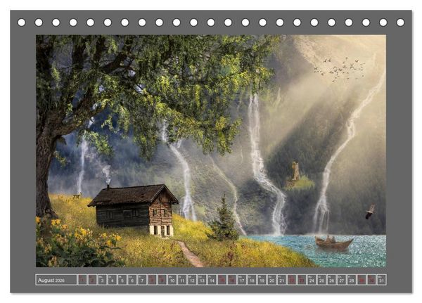 Produktbild: Uraltes Land (Tischkalender 2026 DIN A5 quer), CALVENDO Monatskalender