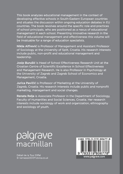 Produktbild: School Effectiveness and Educational Management