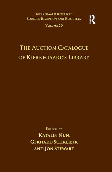 Produktbild: Volume 20: The Auction Catalogue of Kierkegaard's Library