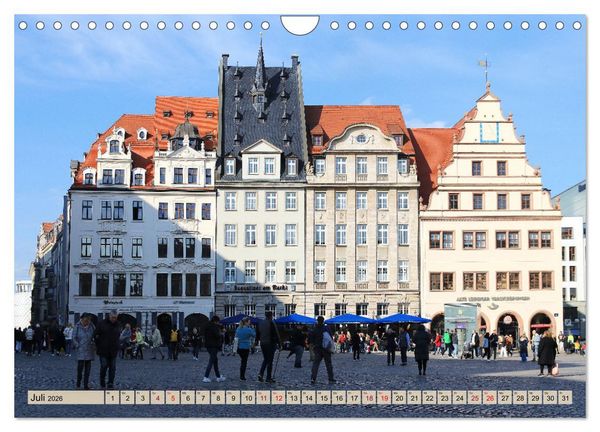 Produktbild: Buntes Leipzig (Wandkalender 2026 DIN A4 quer), CALVENDO Monatskalender