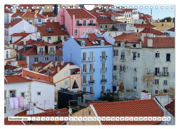 Produktbild: Bezauberndes Lissabon (Wandkalender 2026 DIN A4 quer), CALVENDO Monatskalender