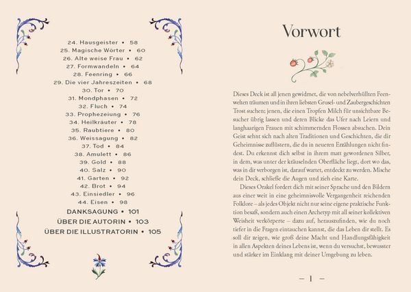 Produktbild: Orakel-Kartenset: Folklore Orakel | Die Liebe, die Reise, die Prophezeiung &ndash; Integriere die zentralen Motive aus Sagen, M&auml;rchen und Erz&auml;hlungen in deine Legung