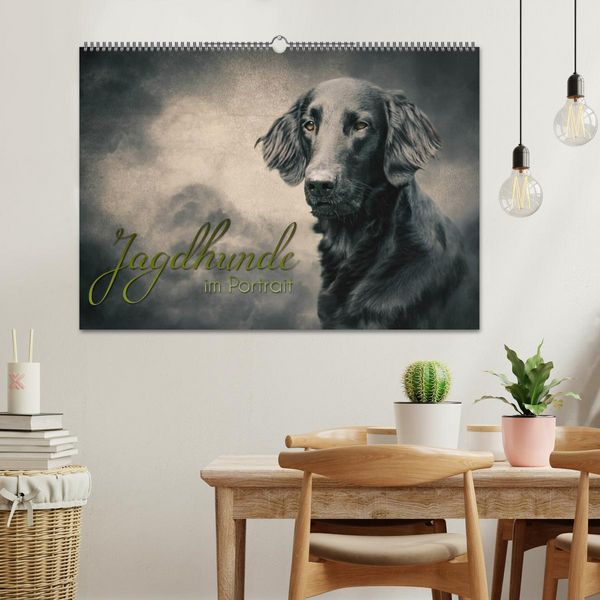 Produktbild: Jagdhunde im Portrait (Wandkalender 2026 DIN A2 quer), CALVENDO Monatskalender