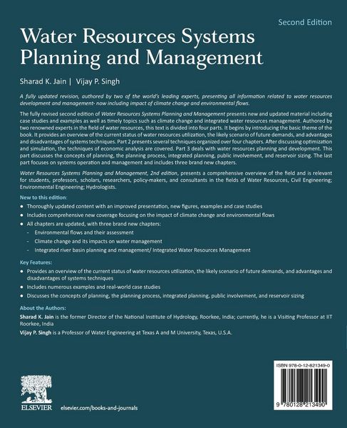 Produktbild: Water Resources Systems Planning and Management