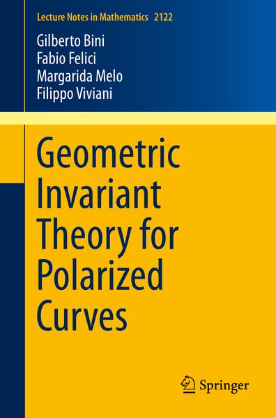 Produktbild: Geometric Invariant Theory for Polarized Curves
