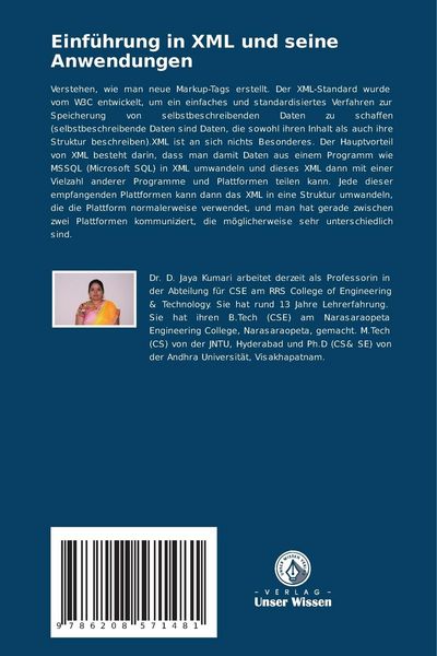 Produktbild: Einf&uuml;hrung in XML und seine Anwendungen