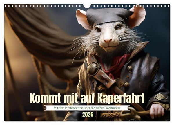Produktbild: Kommt mit auf Kaperfahrt (Wandkalender 2026 DIN A3 quer), CALVENDO Monatskalender