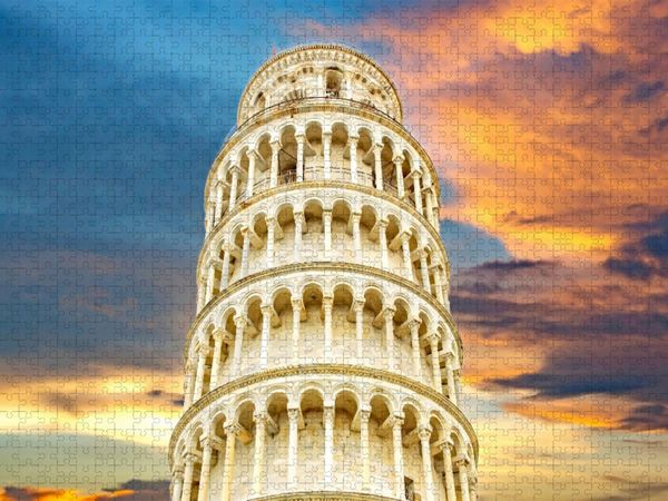 Produktbild: CALVENDO Puzzle Schiefer Turm von Pisa | 2000 Teile Lege-Gr&ouml;&szlig;e 90x67cm Foto-Puzzle f&uuml;r gl&uuml;ckliche Stunden