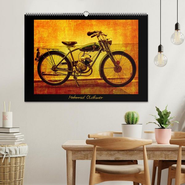 Produktbild: Motorrad Oldtimer (Wandkalender 2026 DIN A2 quer), CALVENDO Monatskalender