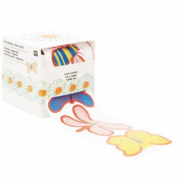 Produktbild: Sticker Midsommar Magic, Insekten MIX, 100 Stk
