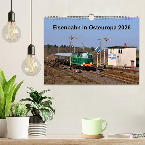 Produktbild: Eisenbahn Kalender 2026 - Oberlausitz und Nachbarl&auml;nder (Wandkalender 2026 DIN A4 quer), CALVENDO Monatskalender