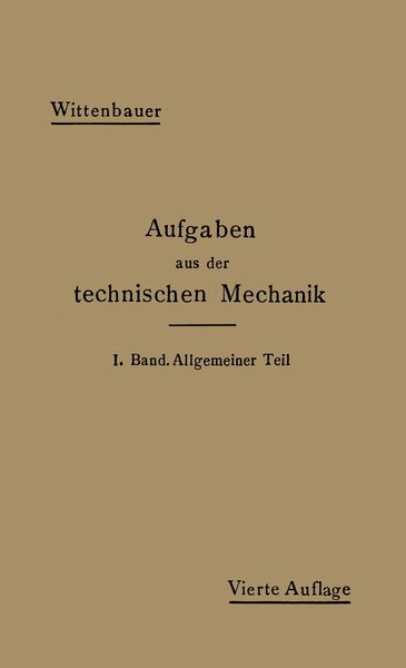 Produktbild: Aufgaben aus der Technischen Mechanik