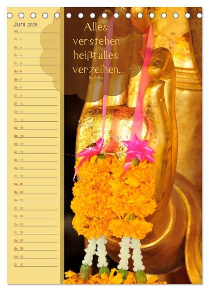Produktbild: Tempelsch&auml;tze (Tischkalender 2026 DIN A5 hoch), CALVENDO Monatskalender