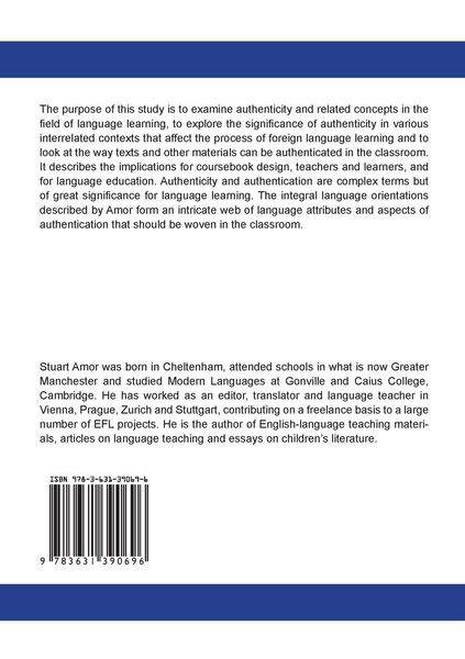 Produktbild: Authenticity and Authentication in Language Learning