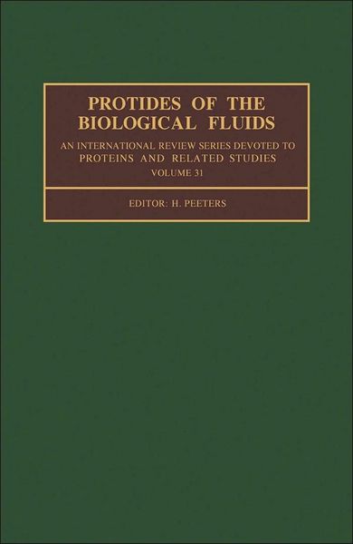 Produktbild: Protides of the Biological Fluids