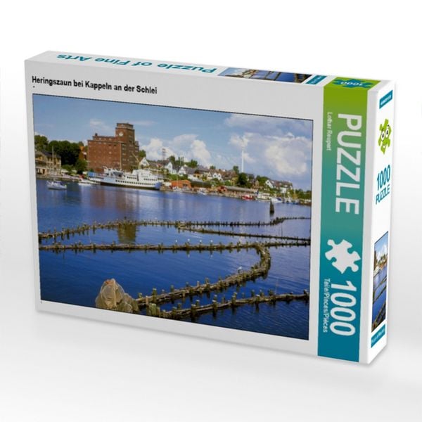Produktbild: CALVENDO Puzzle Heringszaun bei Kappeln an der Schlei | 1000 Teile Lege-Gr&ouml;&szlig;e 64x48cm Foto-Puzzle f&uuml;r gl&uuml;ckliche Stunden