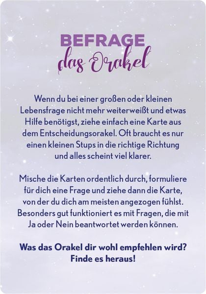 Produktbild: Entscheidungsorakel