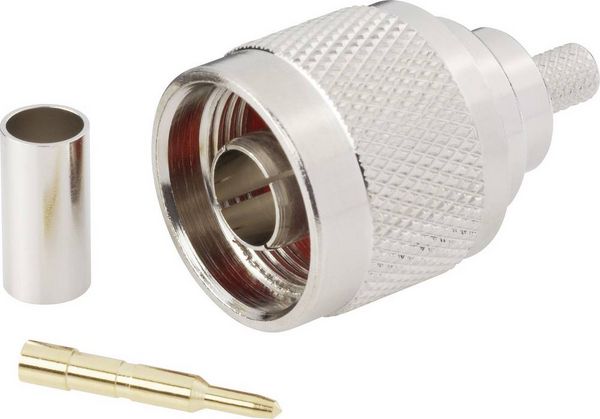 Produktbild: BKL Electronic 0404074 0404074 N-Steckverbinder Stecker, gerade 50Ω 1St.