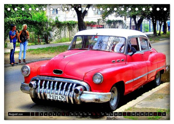 Produktbild: BUICK '50 (Tischkalender 2026 DIN A5 quer), CALVENDO Monatskalender