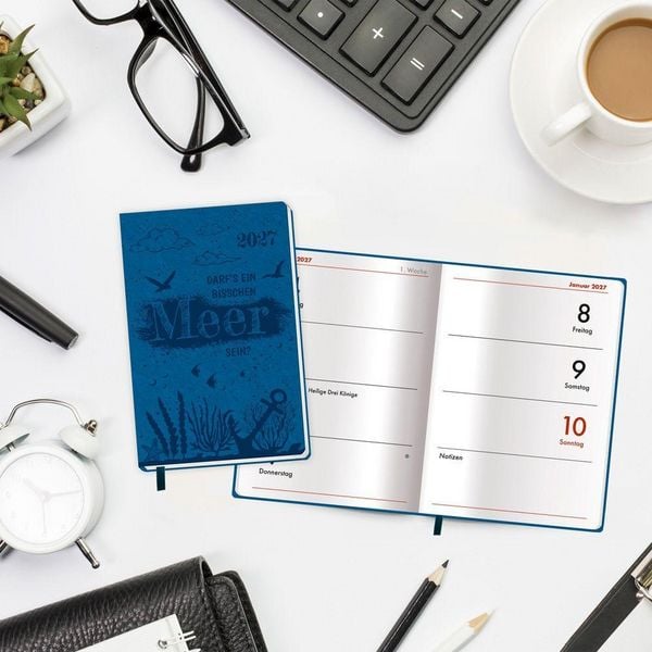 Produktbild: TR&Ouml;TSCH - Taschenkalender A7 Soft Touch Maritim 2027