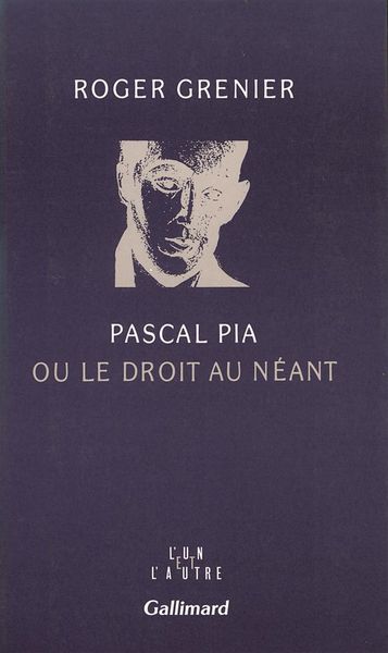 Produktbild: Pascal Pia ou le droit au n&eacute;ant