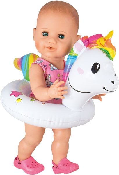 Produktbild: Puppen-Schwimmset ''Einhorn Henri'', Gr. 35-45 cm