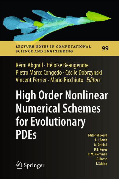 Produktbild: High Order Nonlinear Numerical Schemes for Evolutionary PDEs