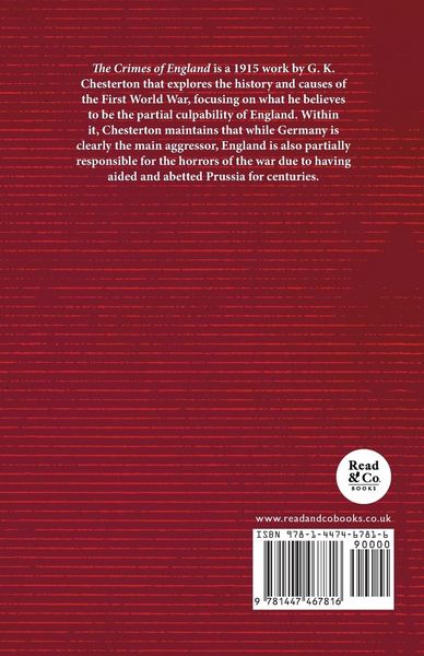Produktbild: The Crimes of England