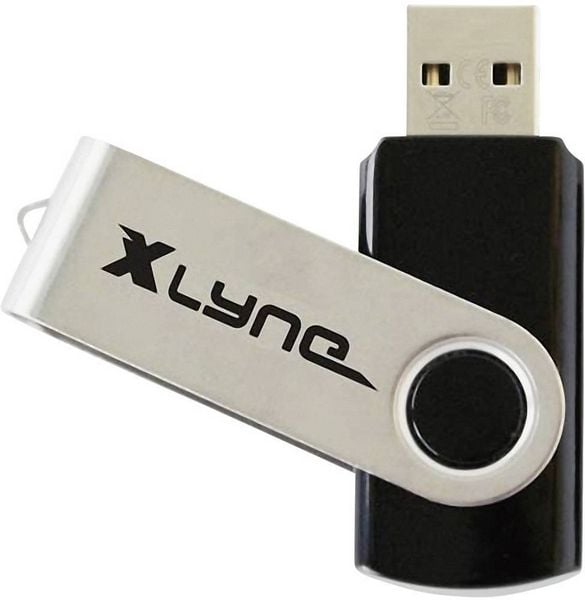 Produktbild: Xlyne Swing USB-Stick 2GB Schwarz 177558-2 USB-A (USB 2.0)