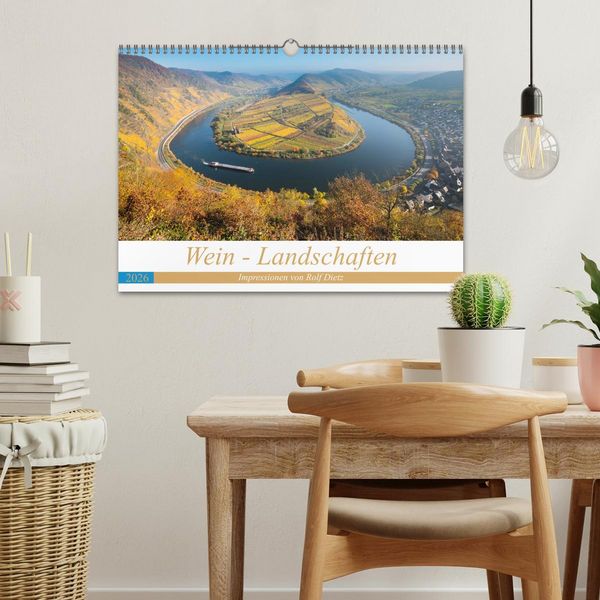 Produktbild: Wein - Landschaften (Wandkalender 2026 DIN A3 quer), CALVENDO Monatskalender